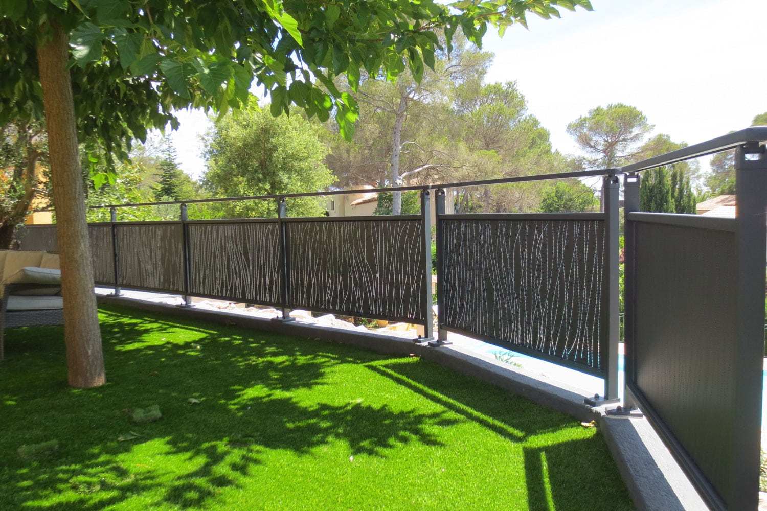 Clotûre et garde corps jardin et terrasse: pvc, alu, inox