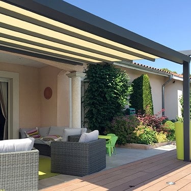 Pergola en toile